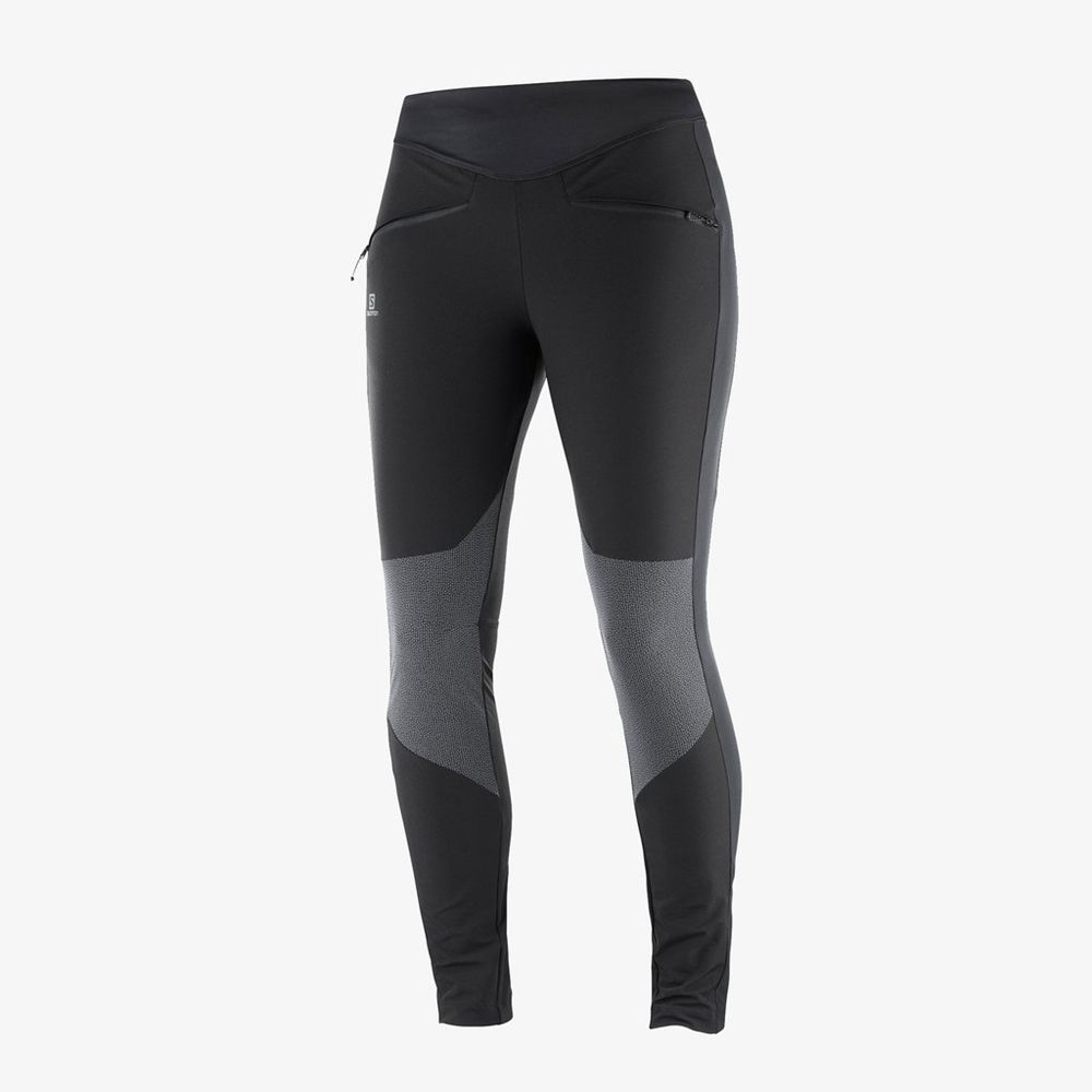 SALOMON WAYFARER AS Philippines - Women's Tights - Black | 361482-ZAP